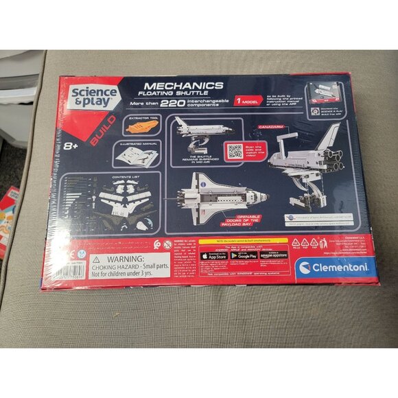 Science & Play Mechanics Floating Shuttle STEM Kit For Ages 8+ With 220 Intercha - Picture 2 of 2